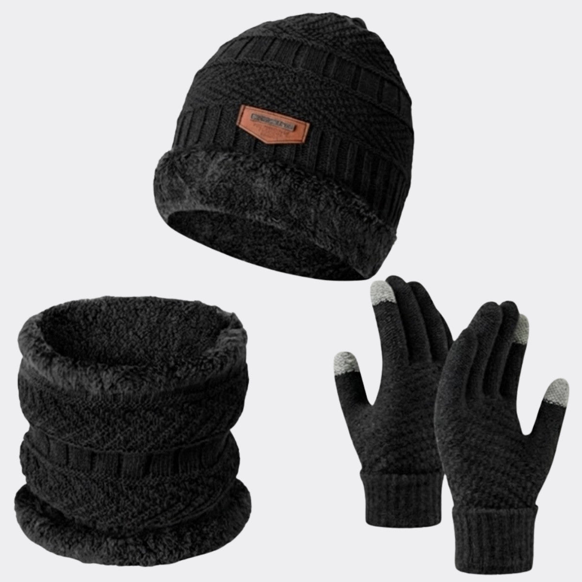 Pack de Invierno Premium: Gorro + Braga + Guantes