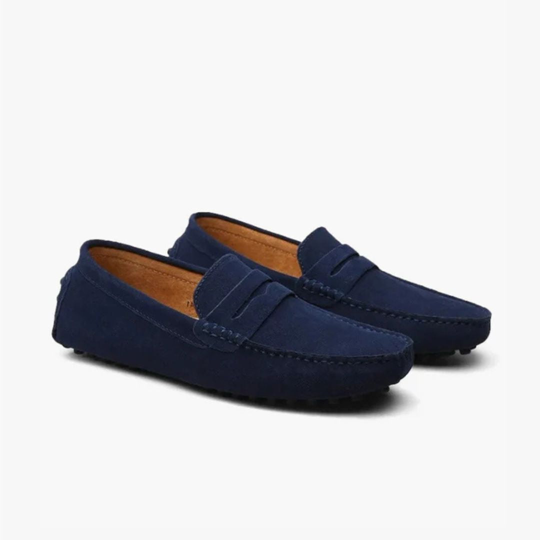 Zapatillas de Gamuza Tipo Loafers