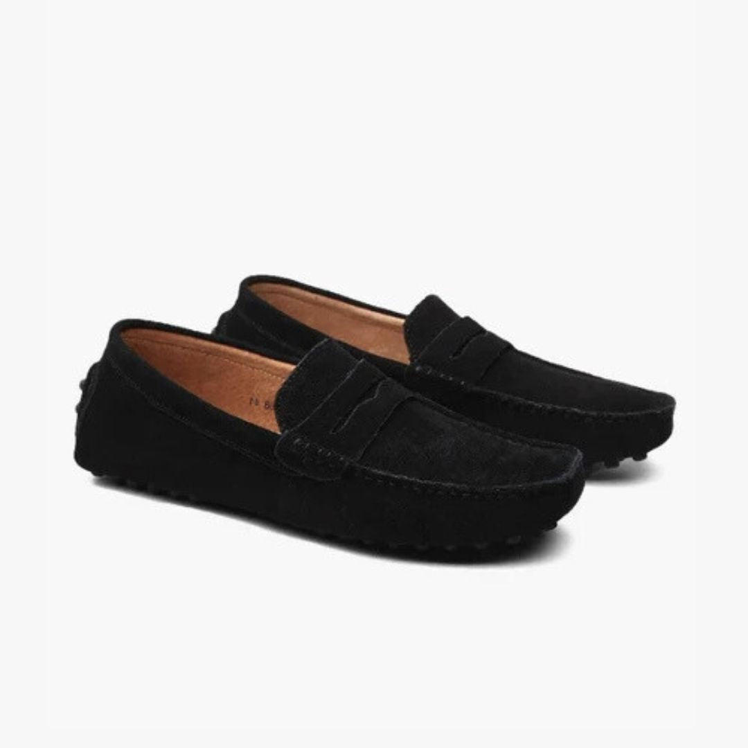 Zapatillas de Gamuza Tipo Loafers