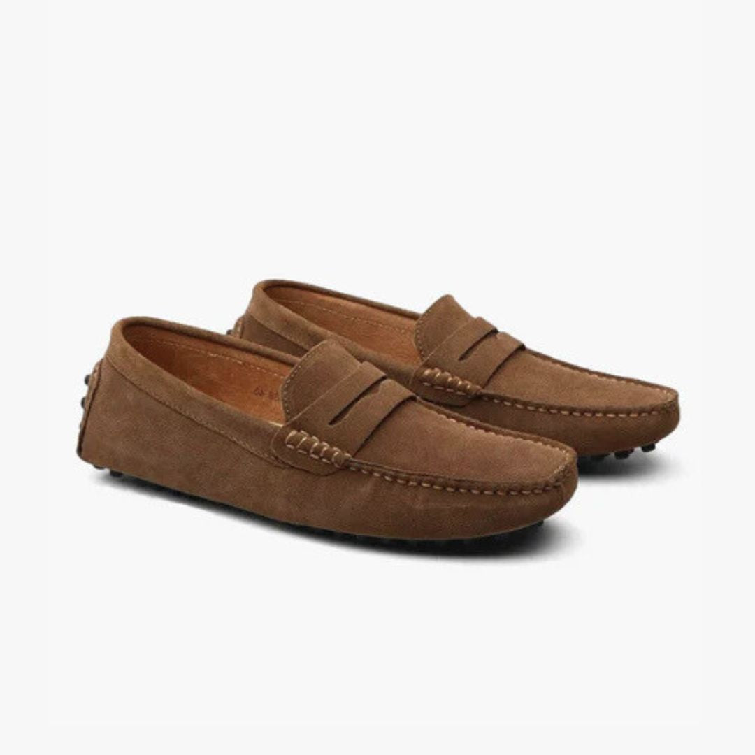 Zapatillas de Gamuza Tipo Loafers