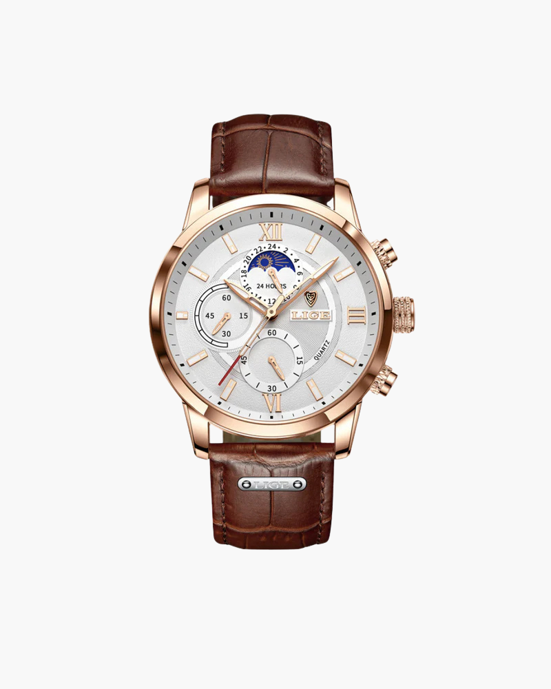 Reloj Clásico Lugano (Resistente al Agua)