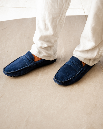 Zapatillas de Gamuza Tipo Loafers