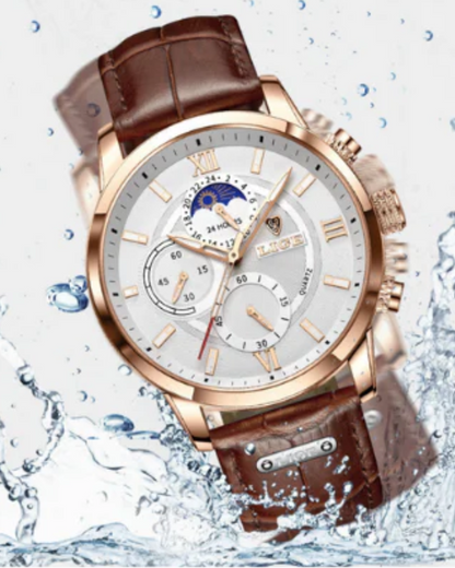 Reloj Clásico Lugano (Resistente al Agua)