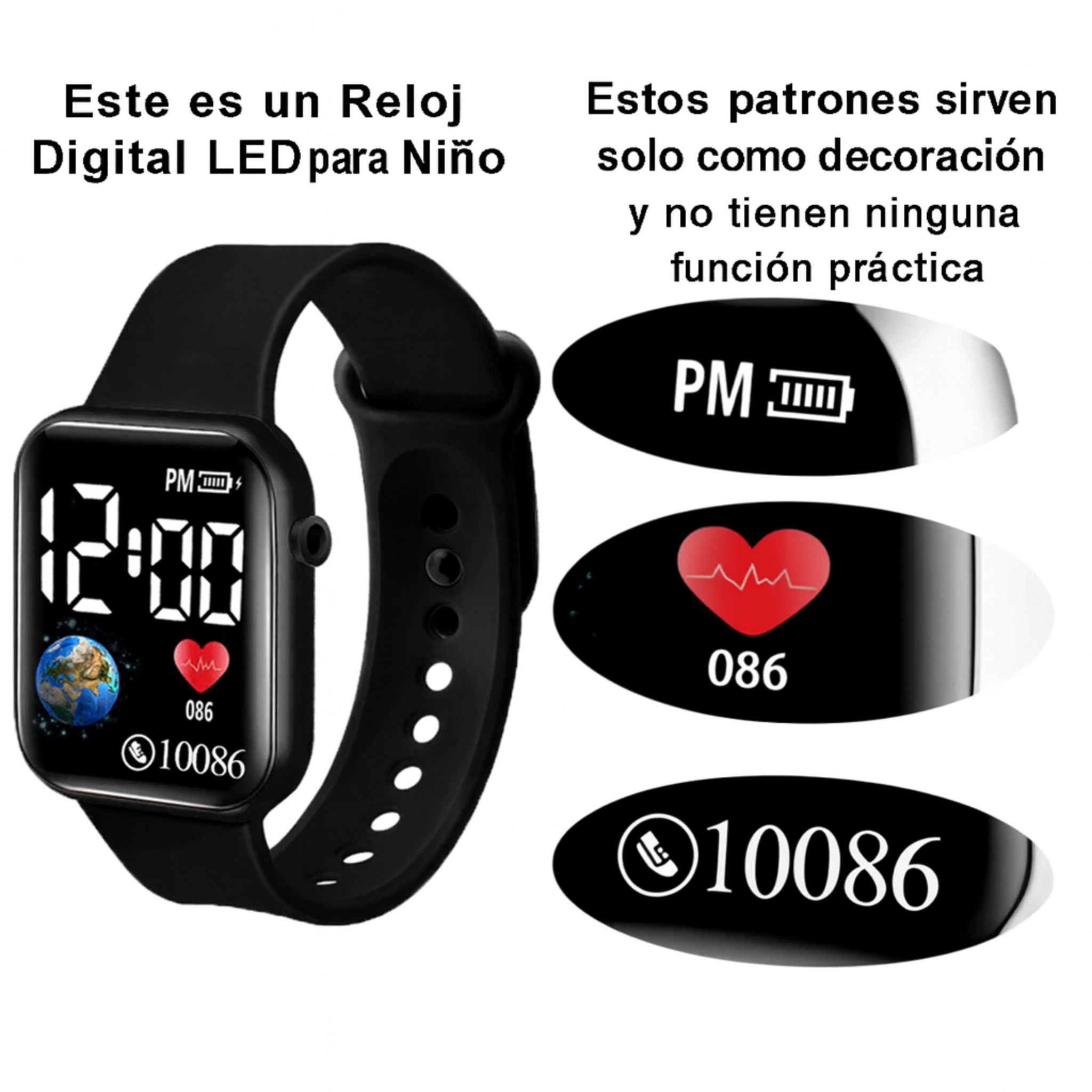 Reloj Deportivo Digital Hombre