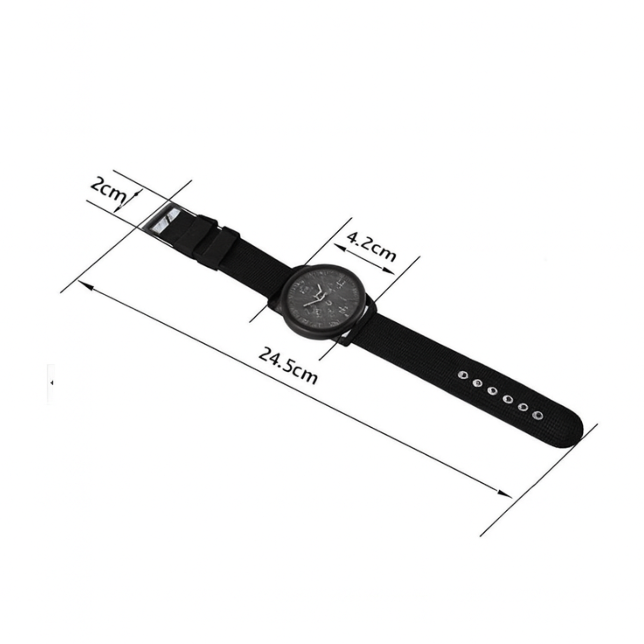 Reloj Suizo Trenzado para Hombre