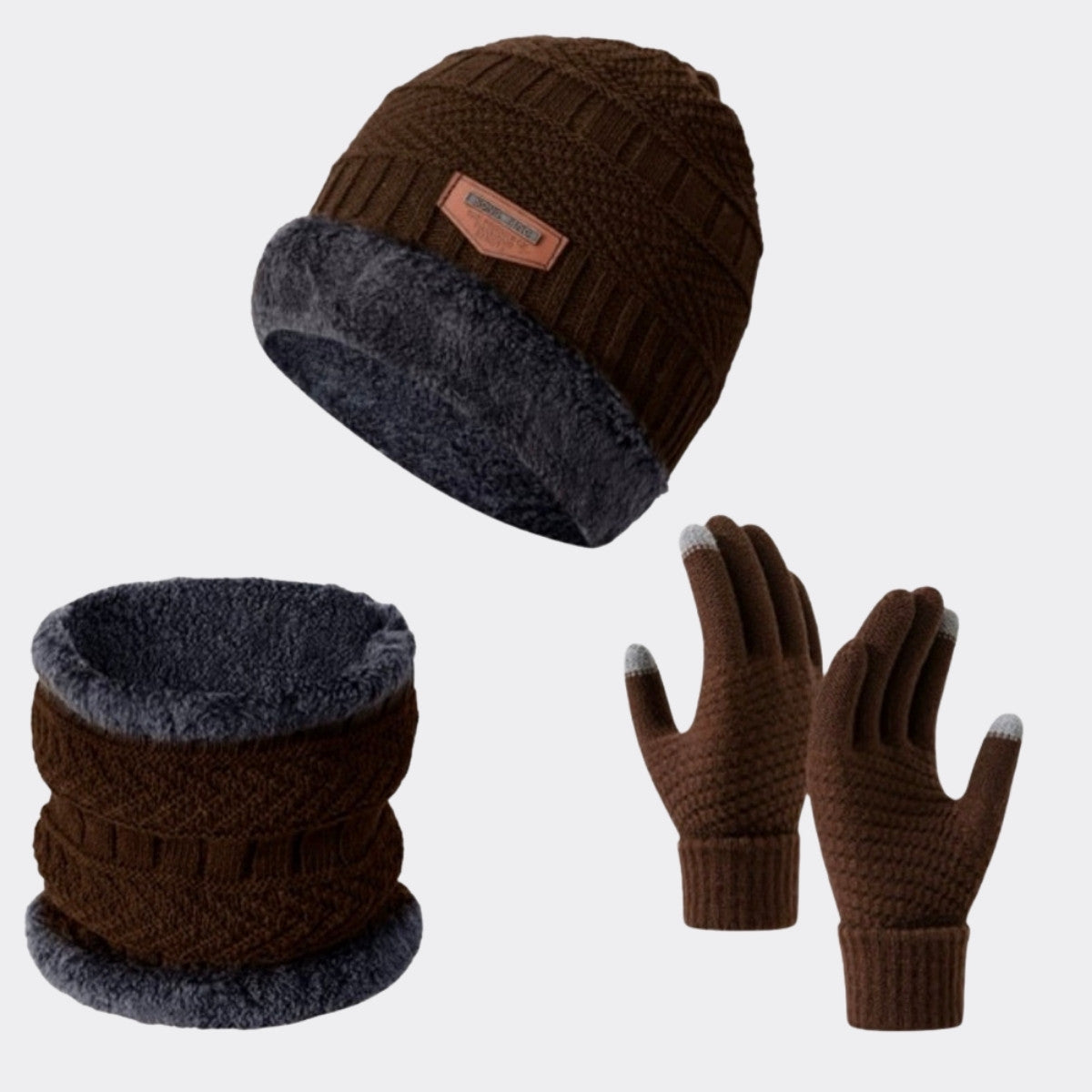 Pack de Invierno Premium: Gorro + Braga + Guantes
