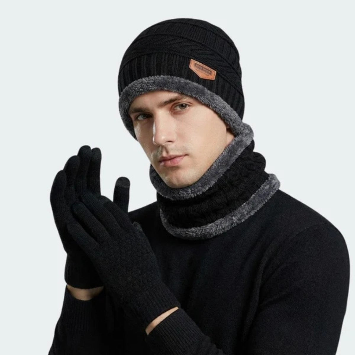 Pack de Invierno Premium: Gorro + Braga + Guantes