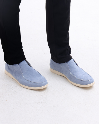 Zapatillas Mocasines Altos de Gamuza Old Money